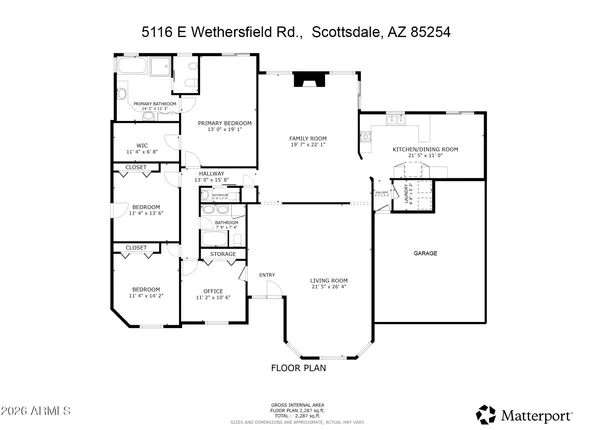 $1,045,000 | 5116 East Wethersfield Road, Scottsdale, AZ 85254