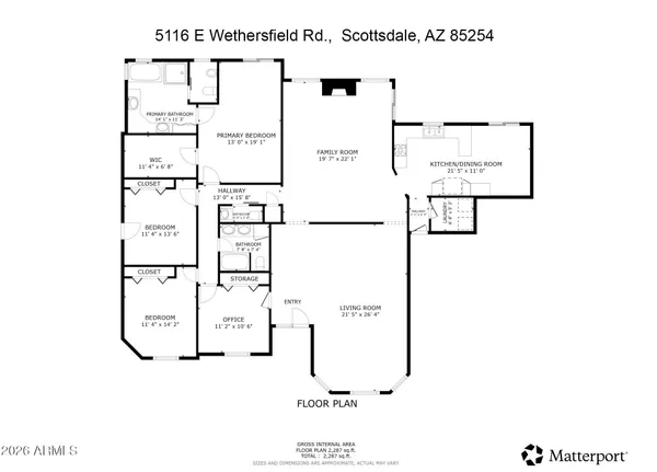 $1,045,000 | 5116 East Wethersfield Road, Scottsdale, AZ 85254