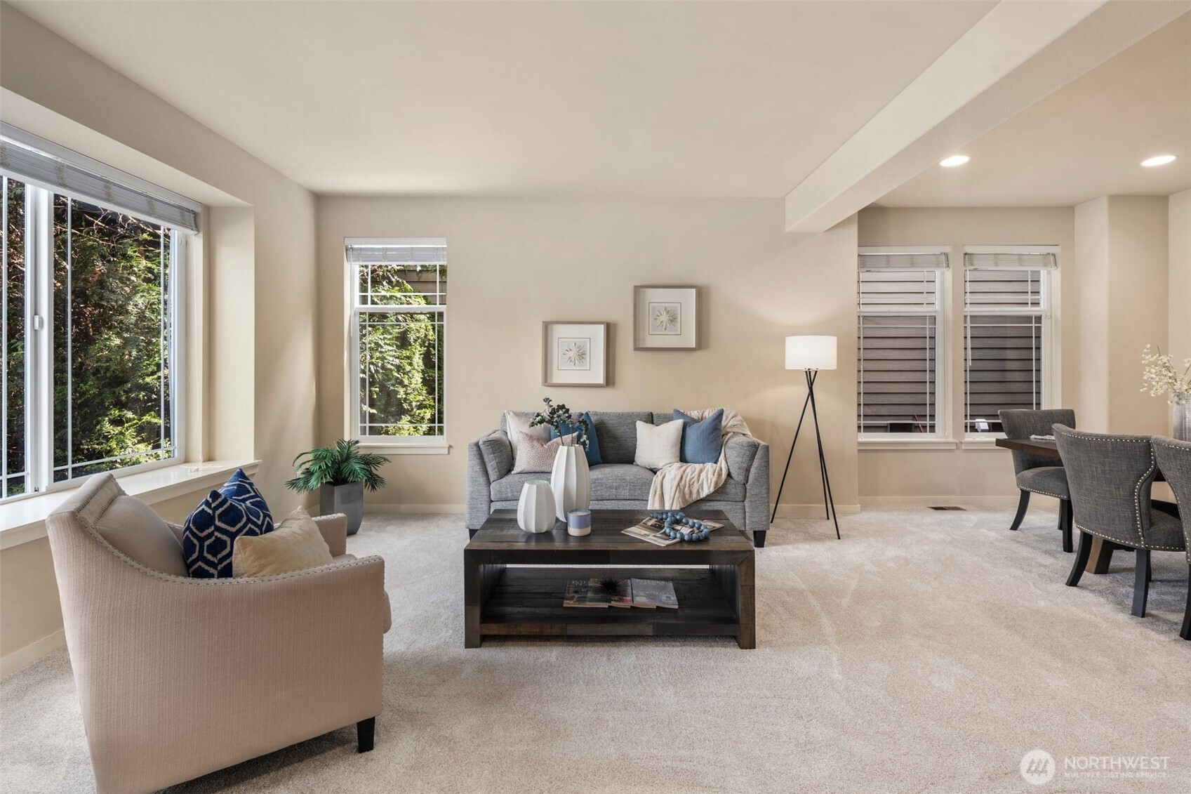 21705 38th Drive Southeast Bothell, WA 98021 - Photo 3 of 40 a living room with furniture and large windows