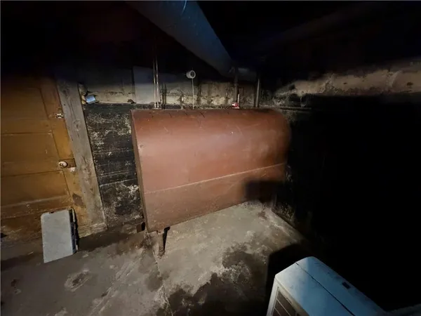 a view of storage and utility room
