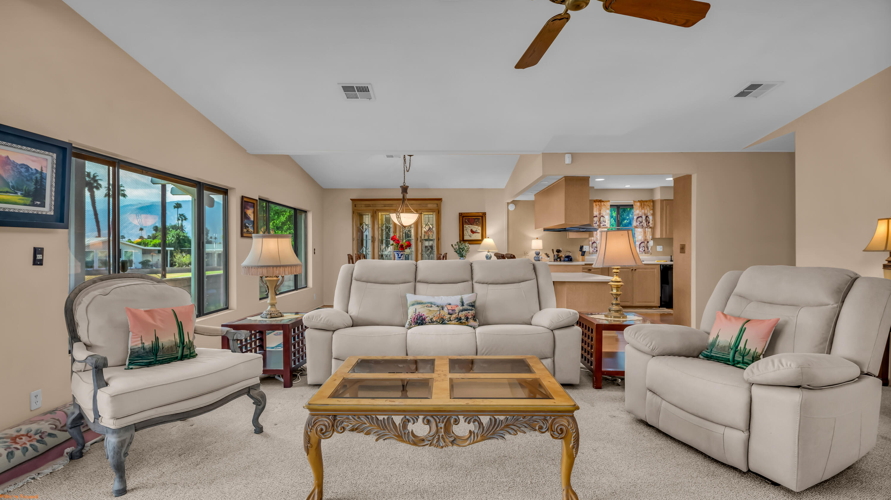 74349 Angel Camp Road Palm Desert, CA 92260 - Photo 3 of 32 Living Room/ Dining