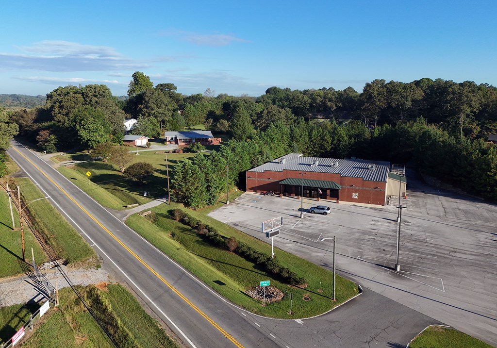 201 Coffey Road Chatsworth, GA 30705 - Photo 25 of 46 an aerial view of a house with a garden