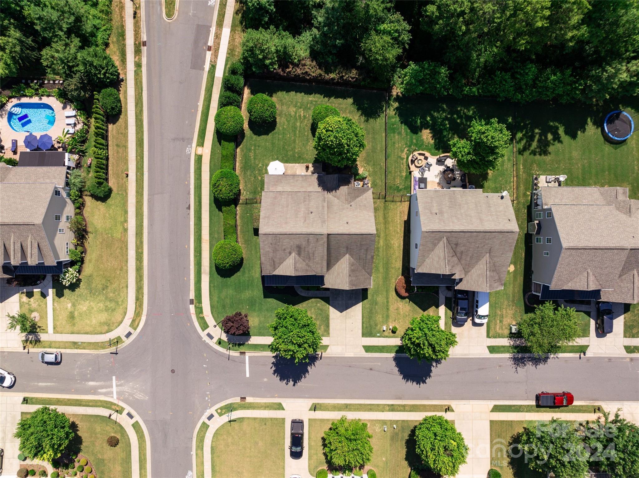 105 Annatto Way Fort Mill, SC 29708 - Photo 25 of 32 an aerial view of a house with yard swimming pool and outdoor seating