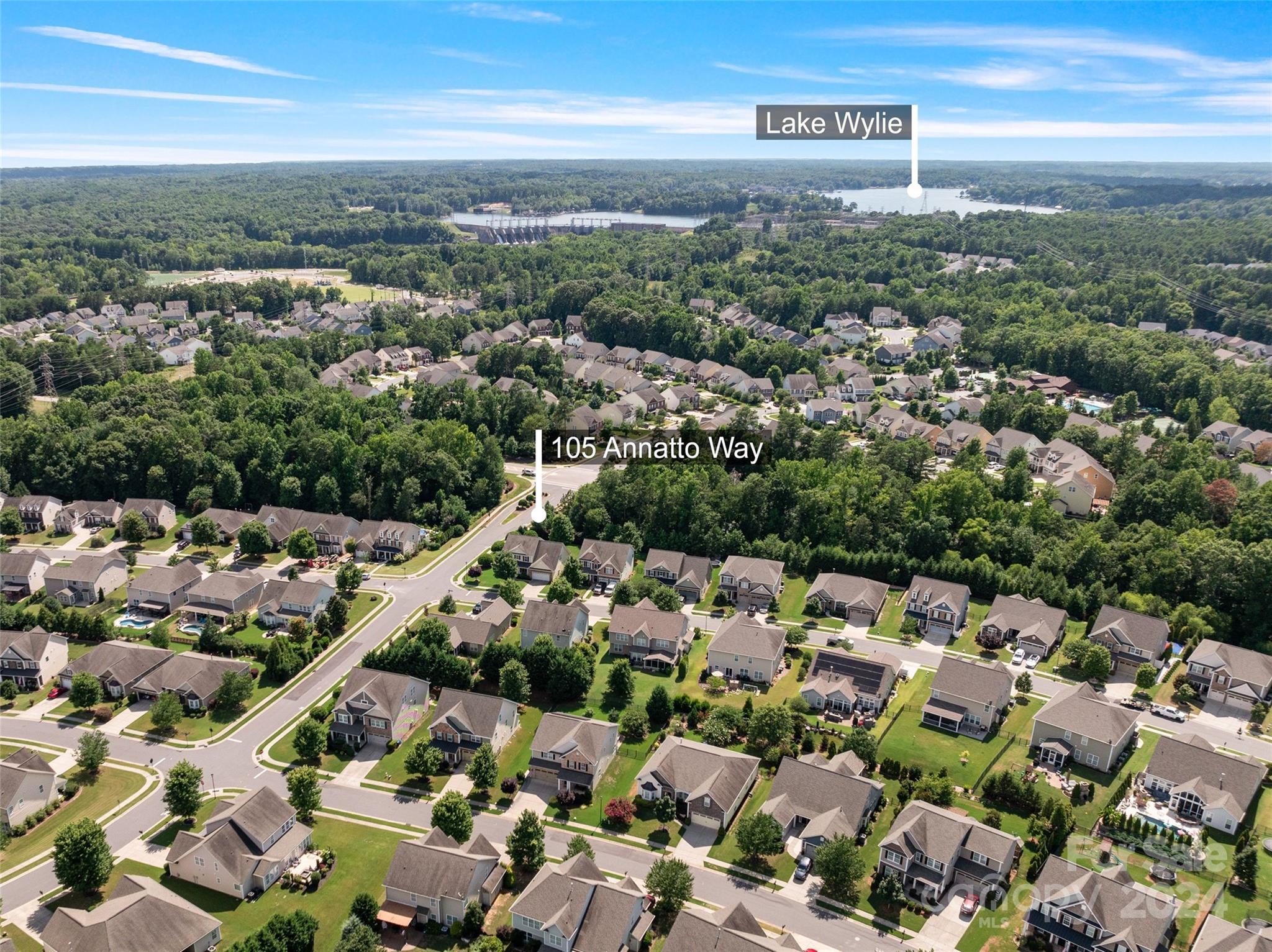 105 Annatto Way Fort Mill, SC 29708 - Photo 26 of 32 an aerial view of a city