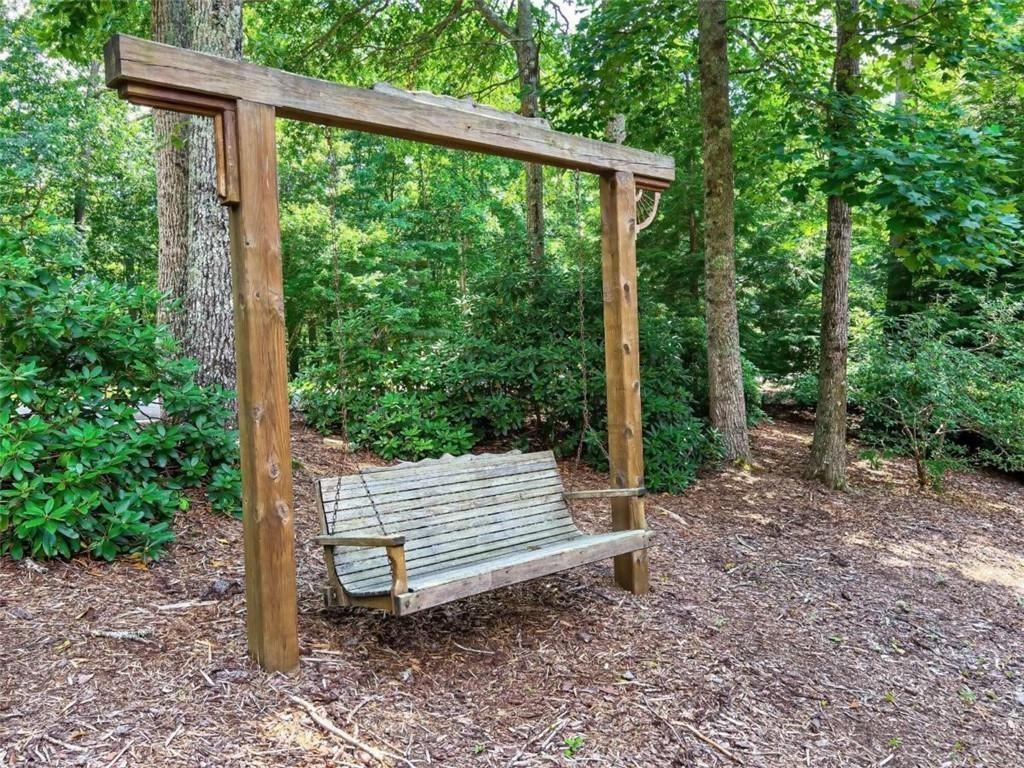 0 Trout Line Court Talking Rock, GA 30175 - Photo 36 of 50 a view of a bench in a garden