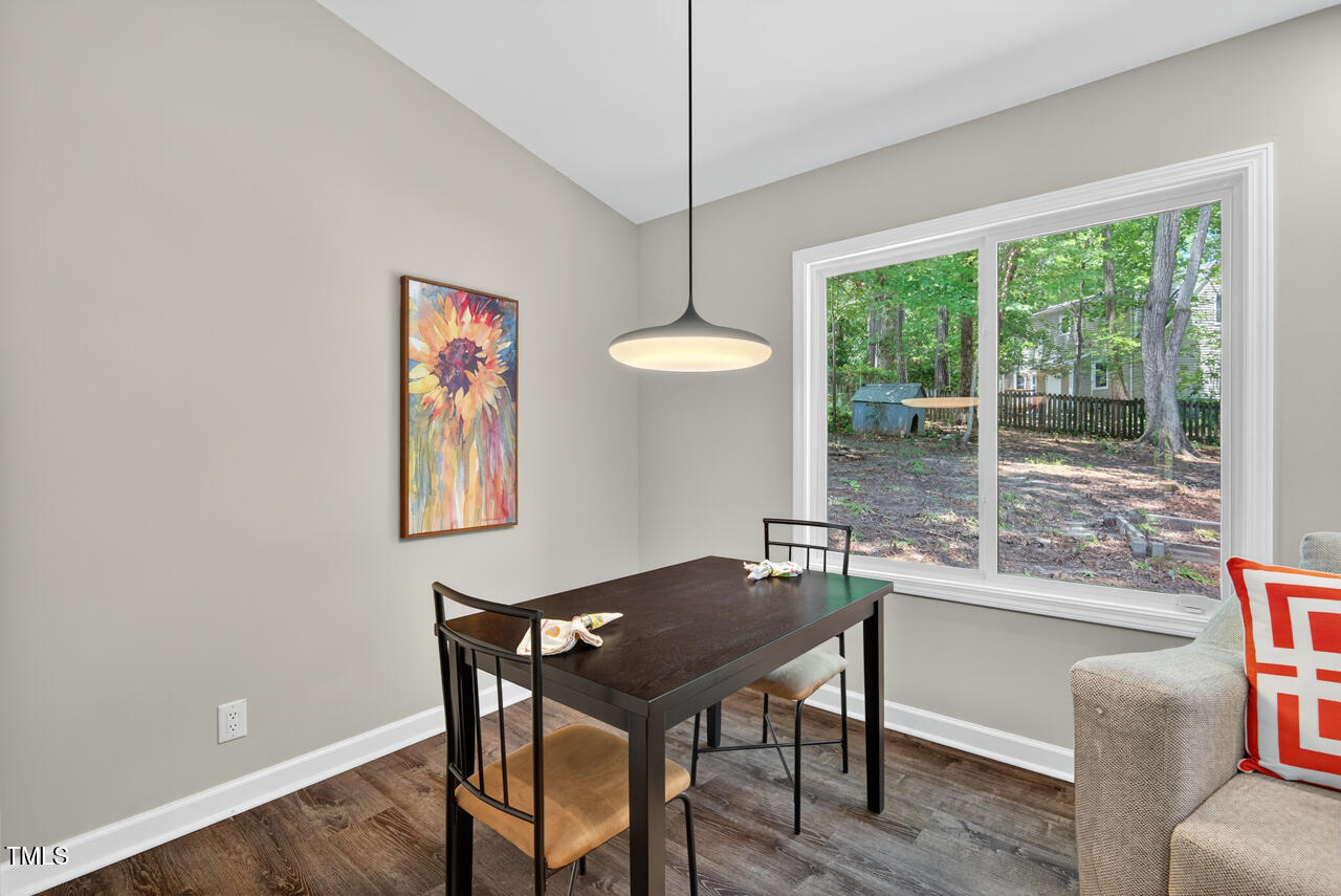 1500 Valley Run Durham, NC 27707 - Photo 12 of 29 a view of a dining room with furniture window and outside view