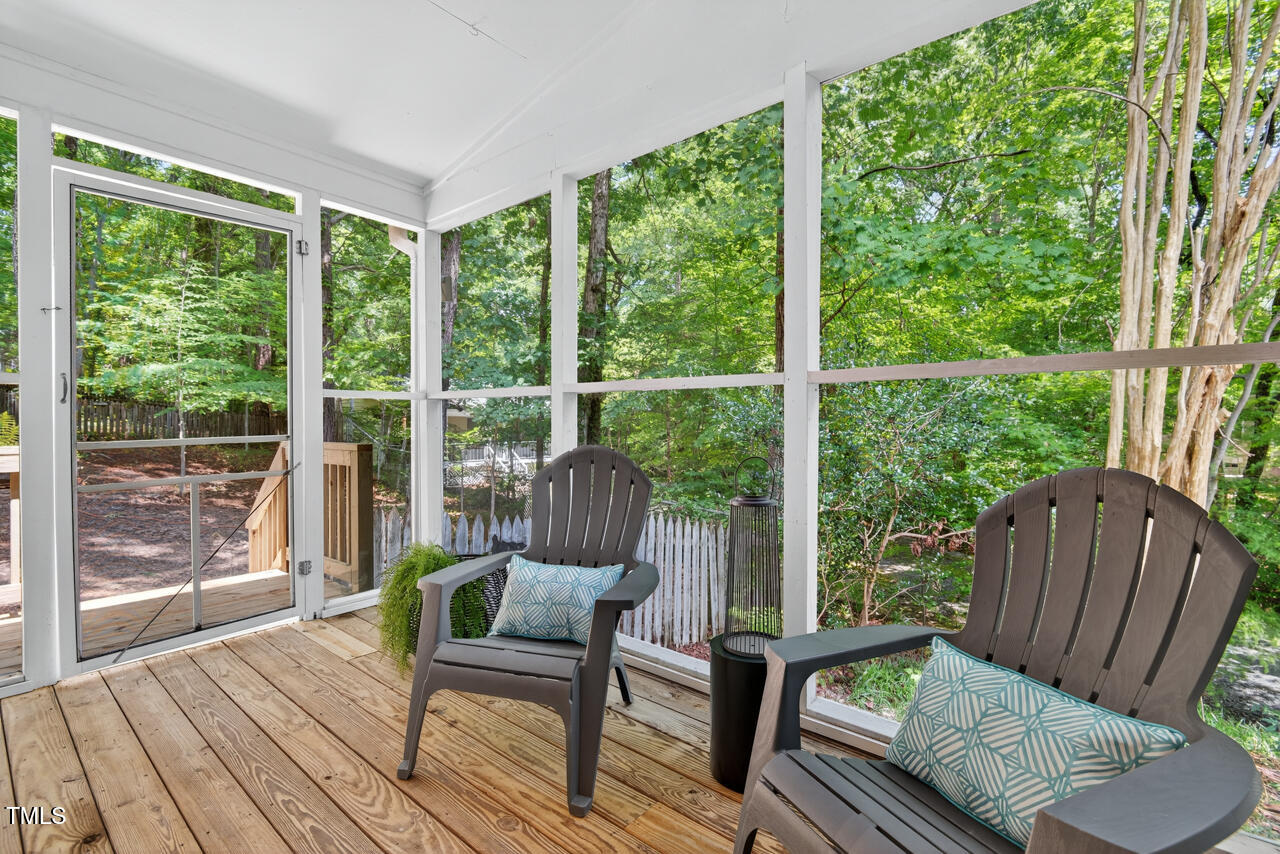 1500 Valley Run Durham, NC 27707 - Photo 14 of 29 a view of a living room with furniture and wooden floor