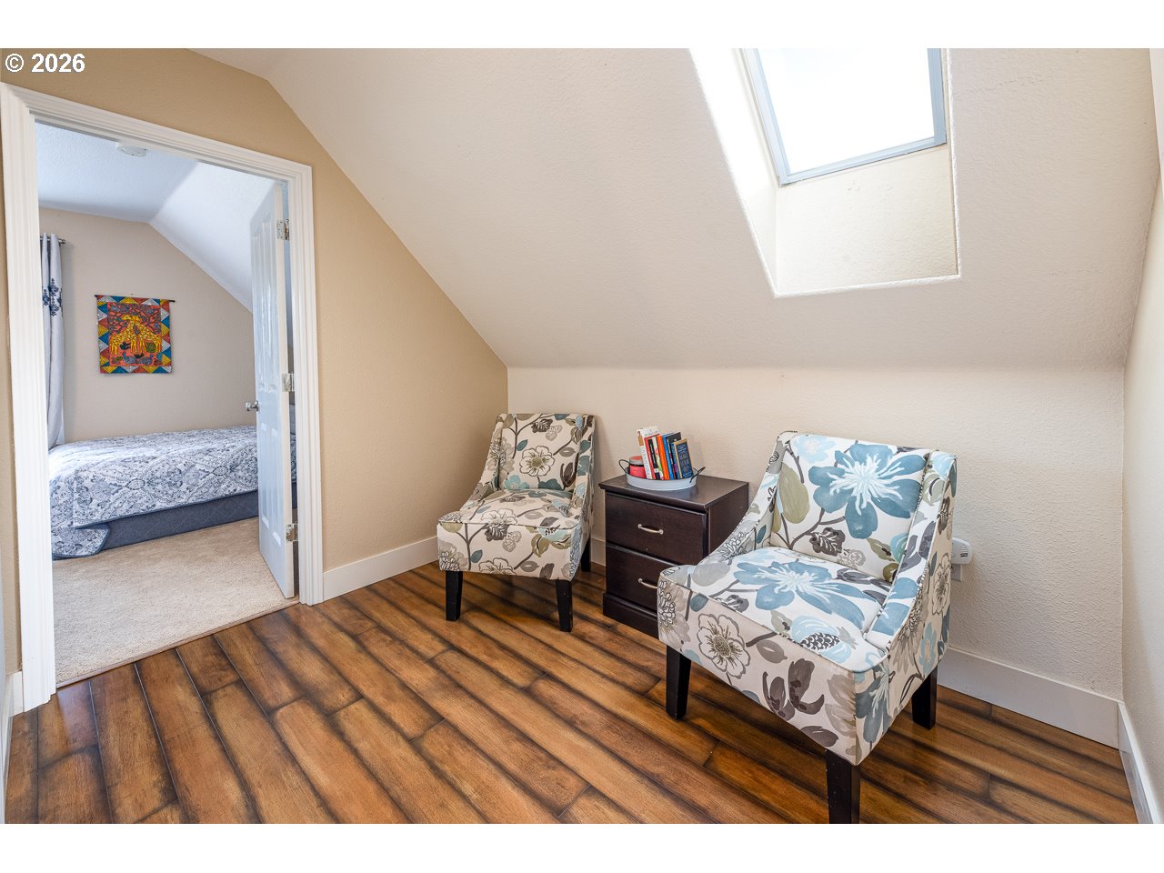 38 Denmark Loop Silverton, OR 97381 - Photo 24 of 47 a bedroom with furniture and a wooden floor