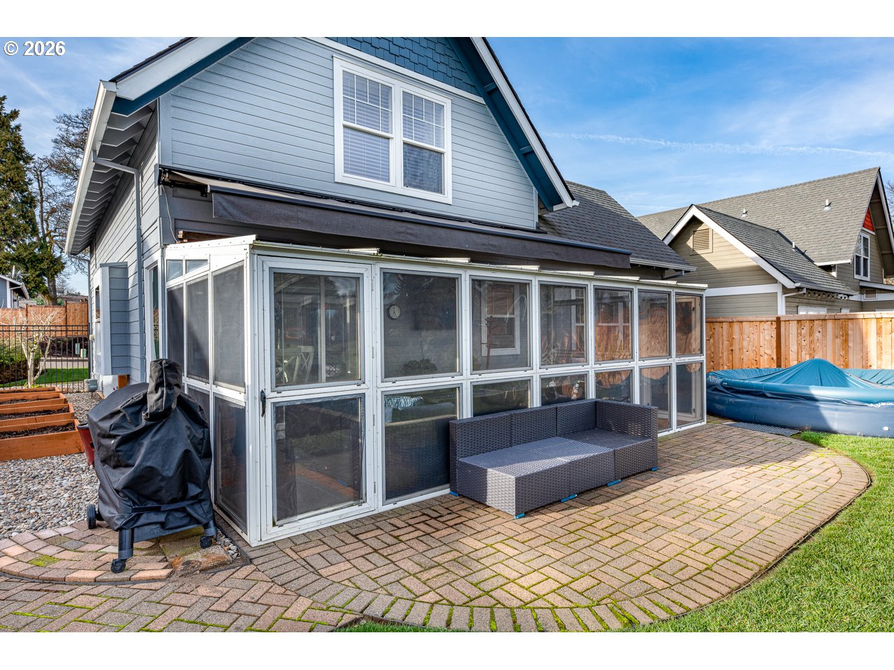 38 Denmark Loop Silverton, OR 97381 - Photo 34 of 47 a house view with a sitting space and garden space
