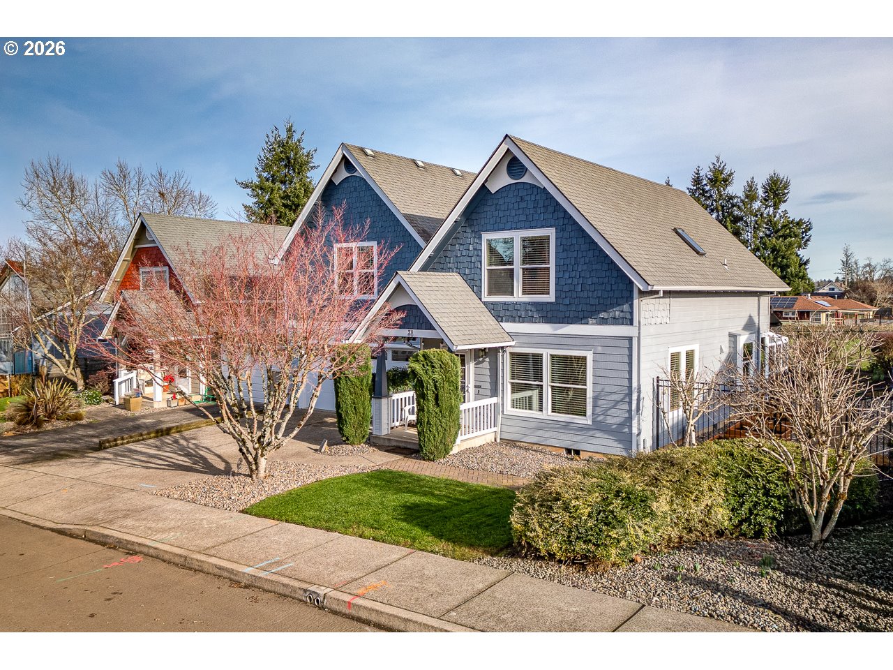 38 Denmark Loop Silverton, OR 97381 - Photo 40 of 47 a view of a yard in front of house