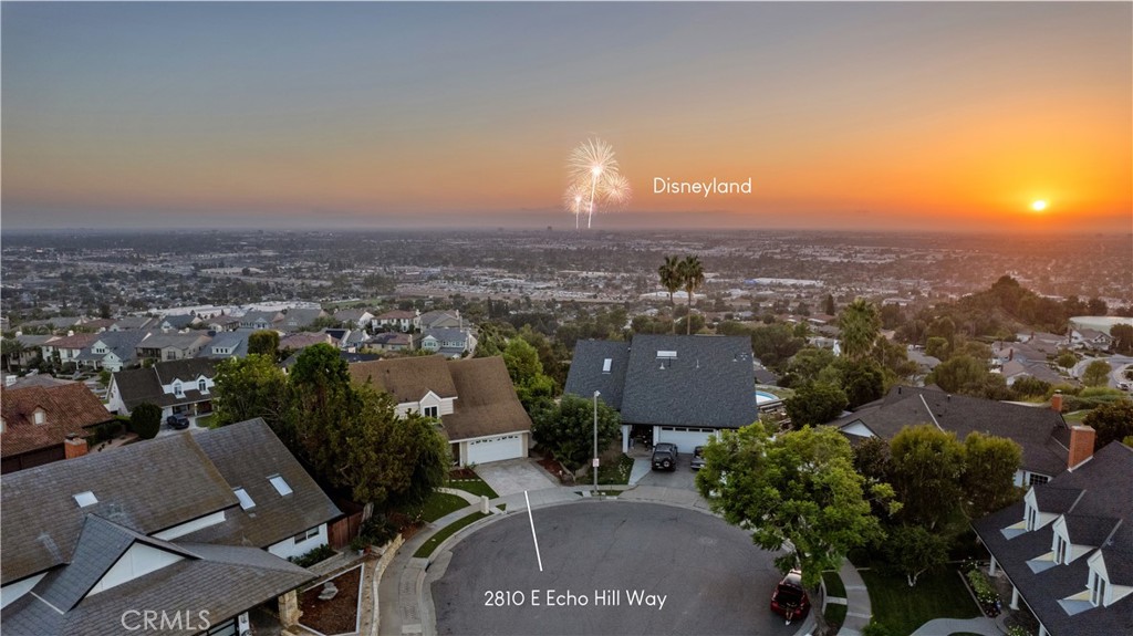 2810 East Echo Hill Way Orange, CA 92867 - Photo 3 of 49 an aerial view of a