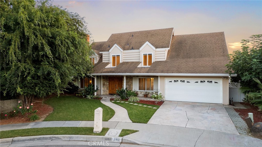 2810 East Echo Hill Way Orange, CA 92867 - Photo 4 of 49 front view of house with a yard