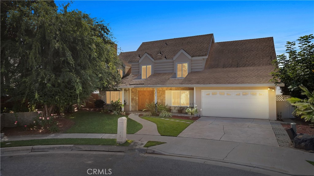 2810 East Echo Hill Way Orange, CA 92867 - Photo 44 of 49 front view of house with a yard