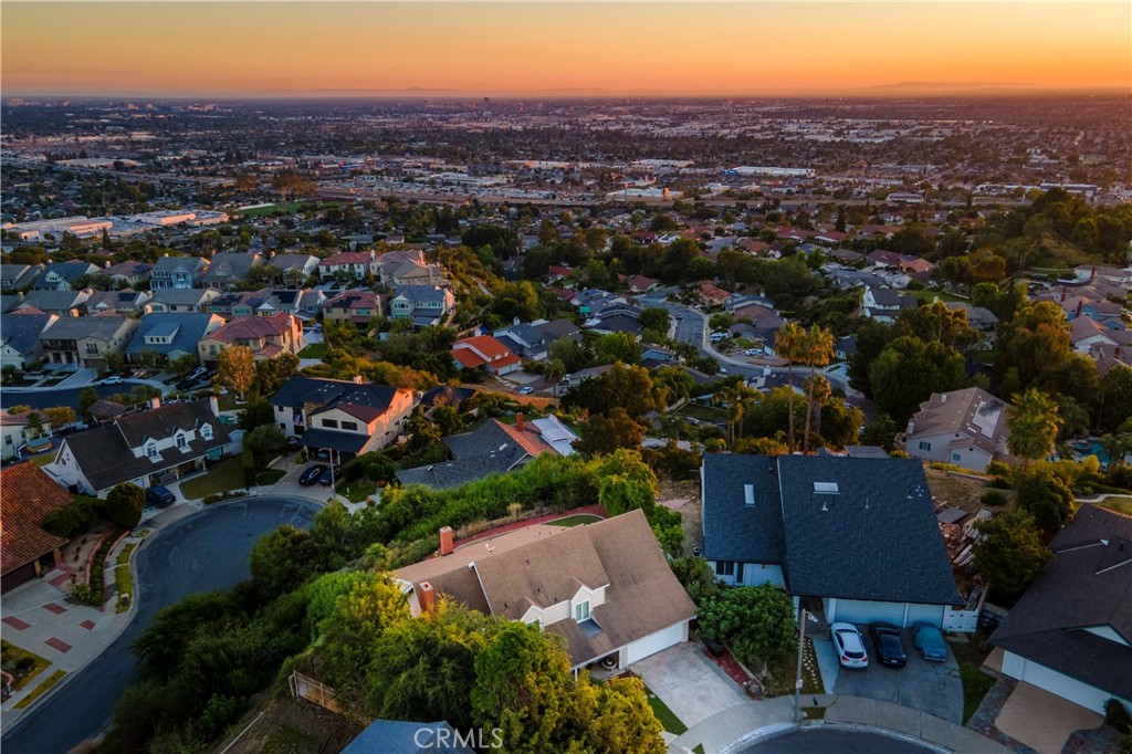 2810 East Echo Hill Way Orange, CA 92867 - Photo 45 of 49 an aerial view of residential houses with outdoor space