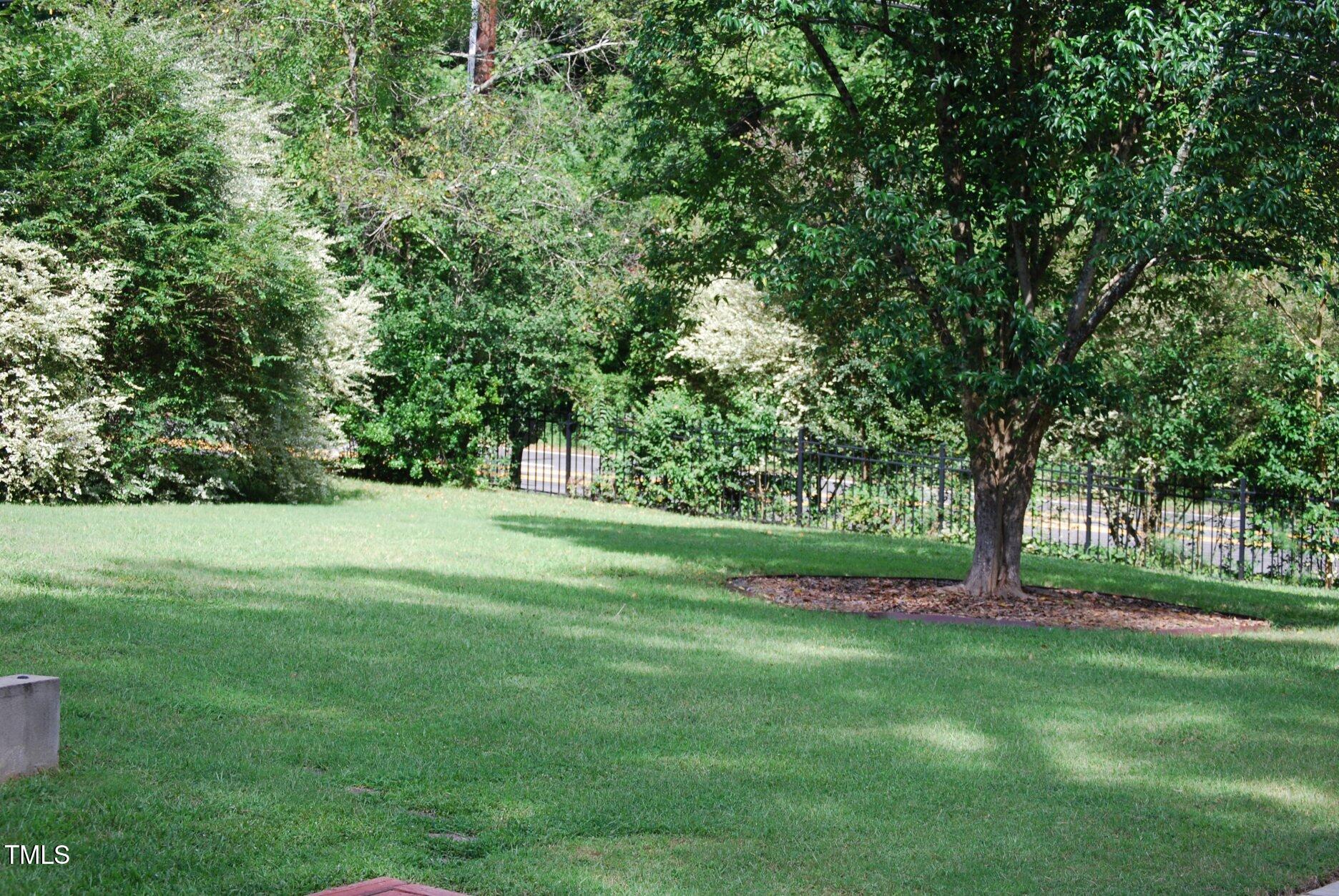 416 Morreene Road Durham, NC 27705 - Photo 4 of 28 a garden view with a fountain