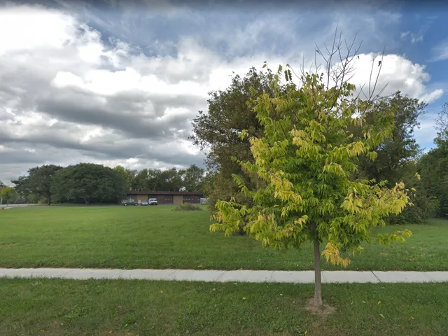 a view of a big yard