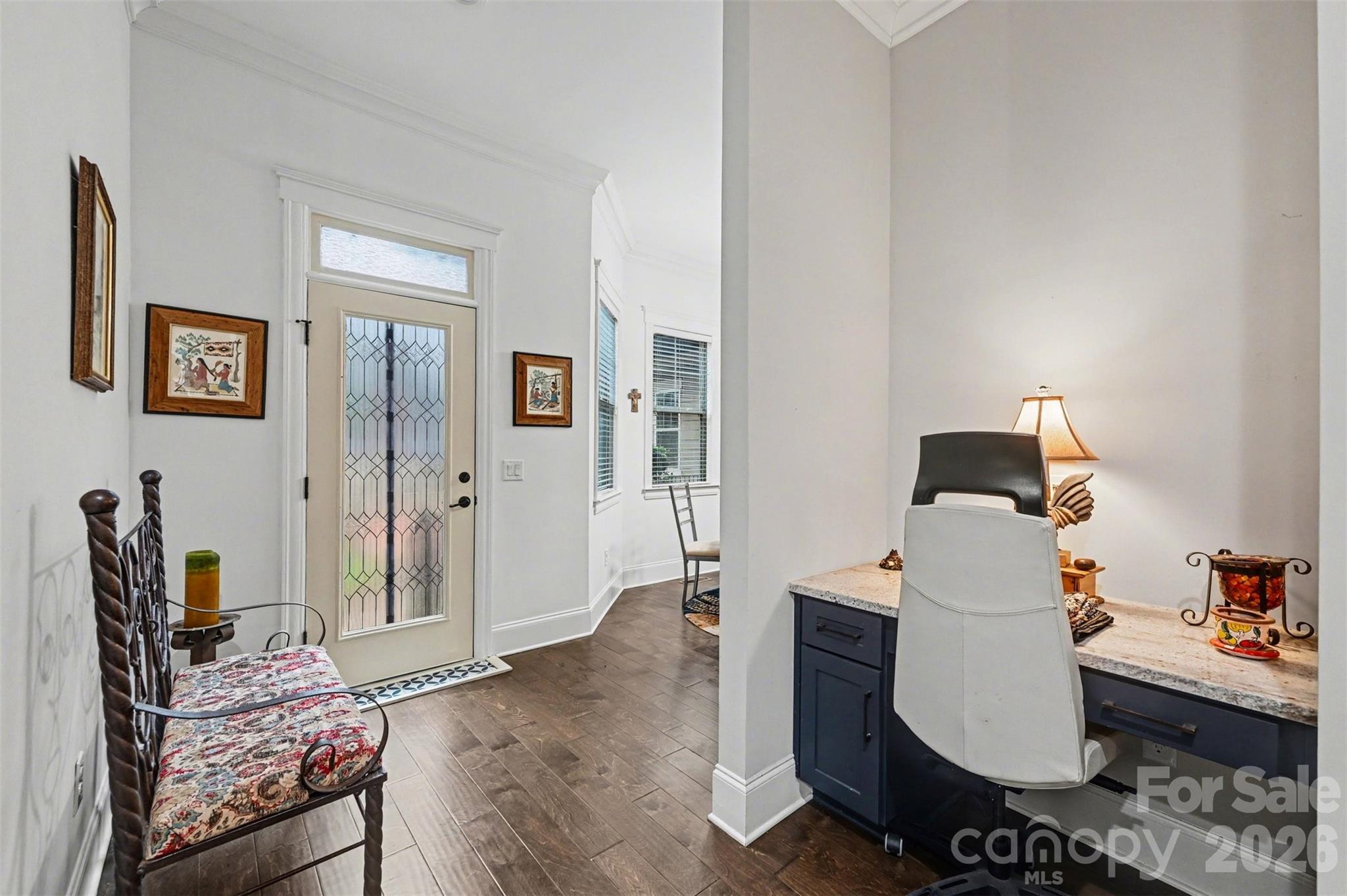 6302 Chimney Bluff Road Lancaster, SC 29720 - Photo 15 of 47 a living room with furniture and a wooden floor