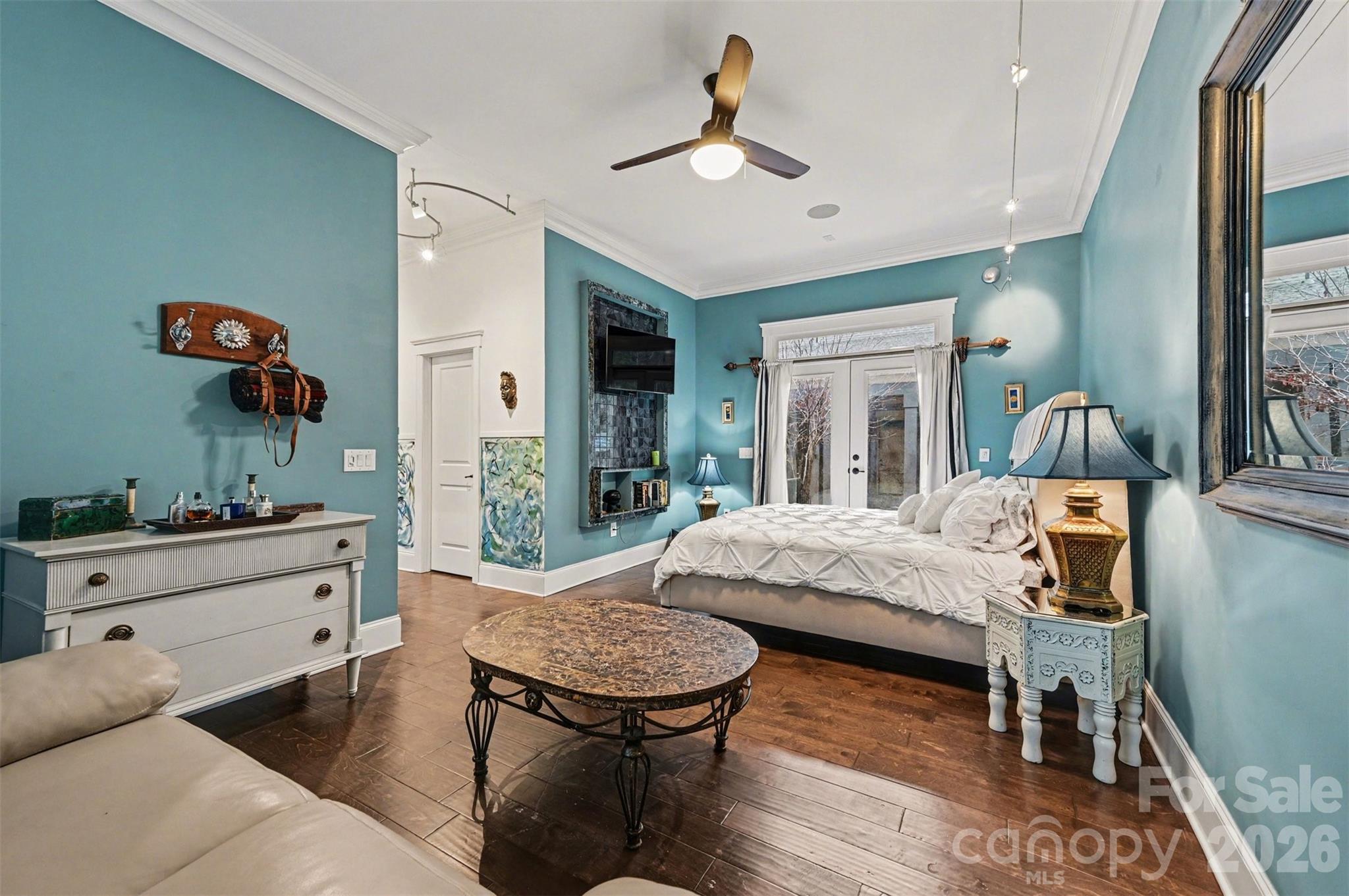 6302 Chimney Bluff Road Lancaster, SC 29720 - Photo 18 of 47 a living room with furniture and a wooden floor