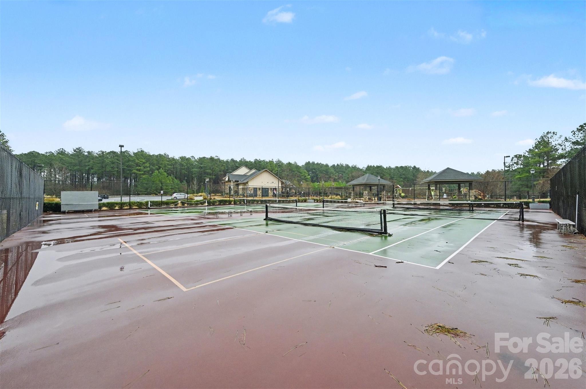6302 Chimney Bluff Road Lancaster, SC 29720 - Photo 47 of 47 a view of a tennis court