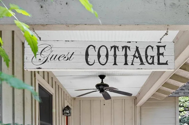 a view of a street sign