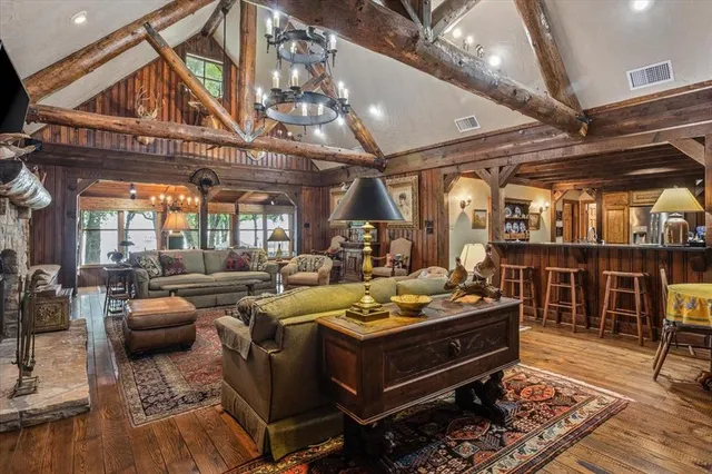 a outdoor space with furniture