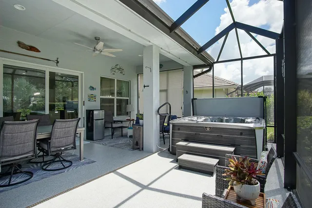 a view of a livingroom with furniture