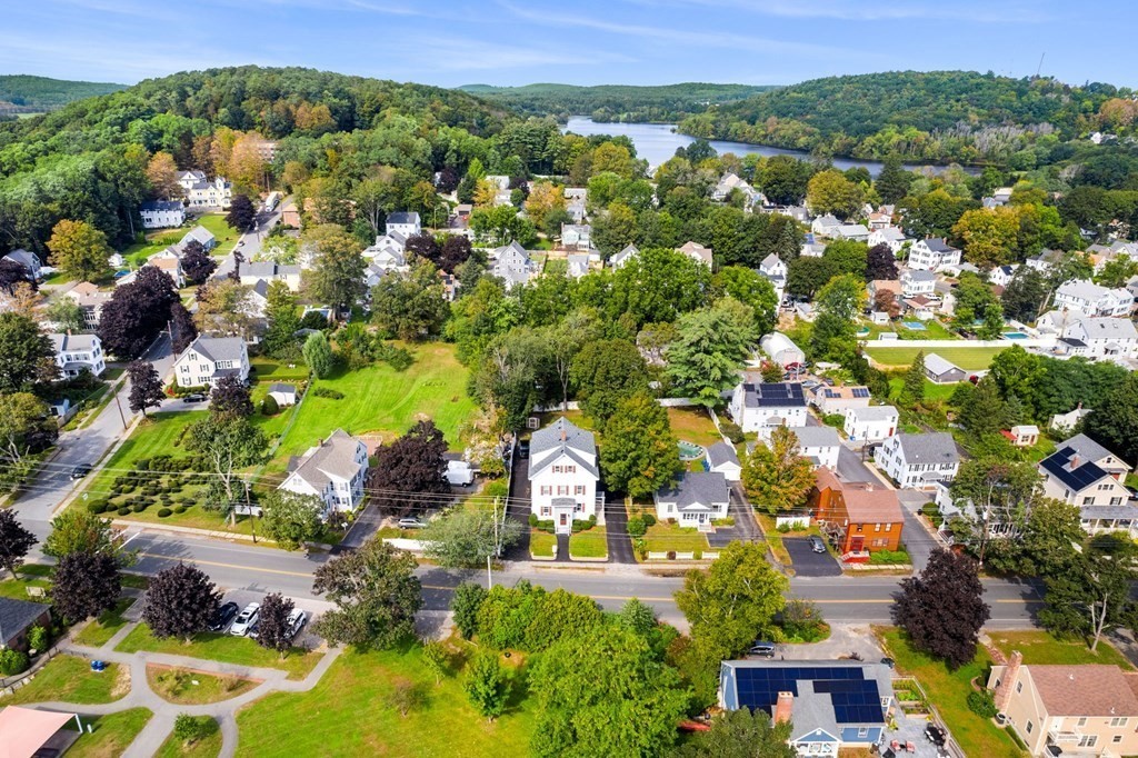 129 Friend Street Amesbury, MA 01913 - Photo 33 of 37 an aerial view of residential houses with outdoor space