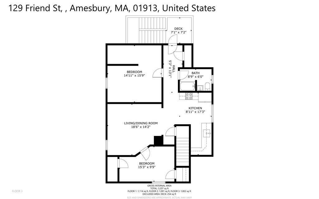 129 Friend Street Amesbury, MA 01913 - Photo 35 of 37 a picture of a floor plan