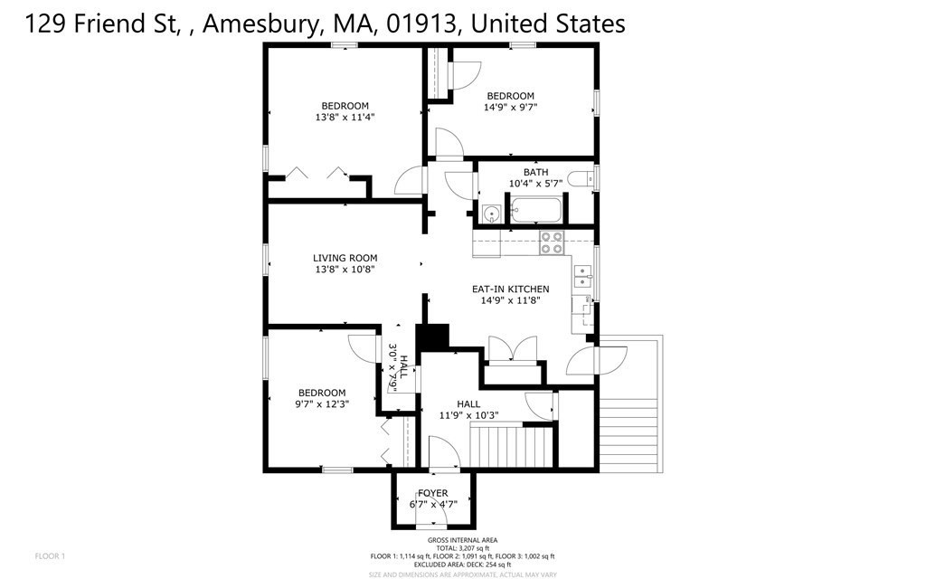 129 Friend Street Amesbury, MA 01913 - Photo 37 of 37 a picture of a bench in front of a wall