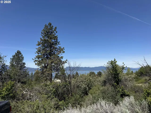 a view of lake with mountain