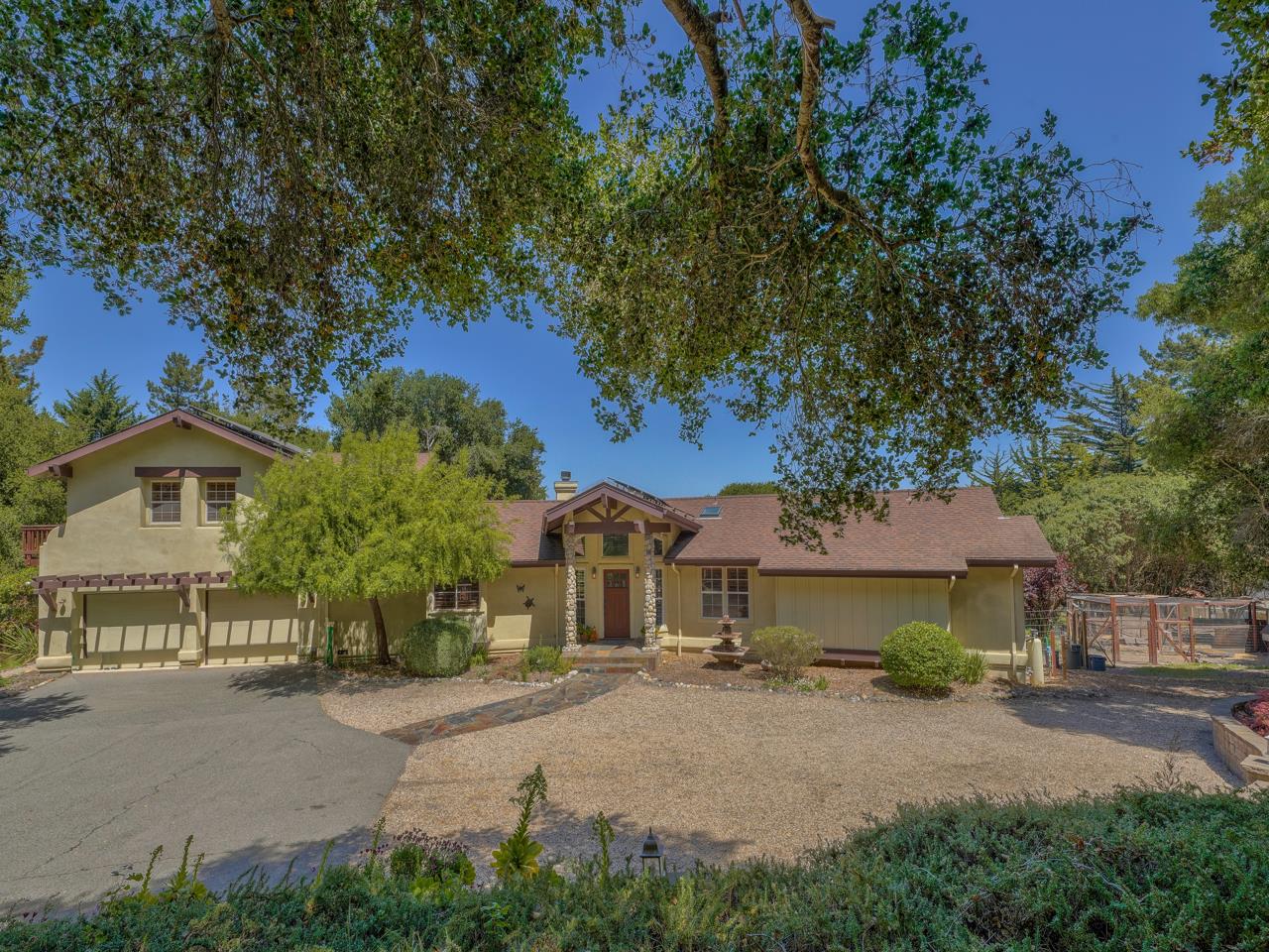27470 Schulte Road Carmel, CA 93923 - Photo 1 of 56 front view of a house with a street