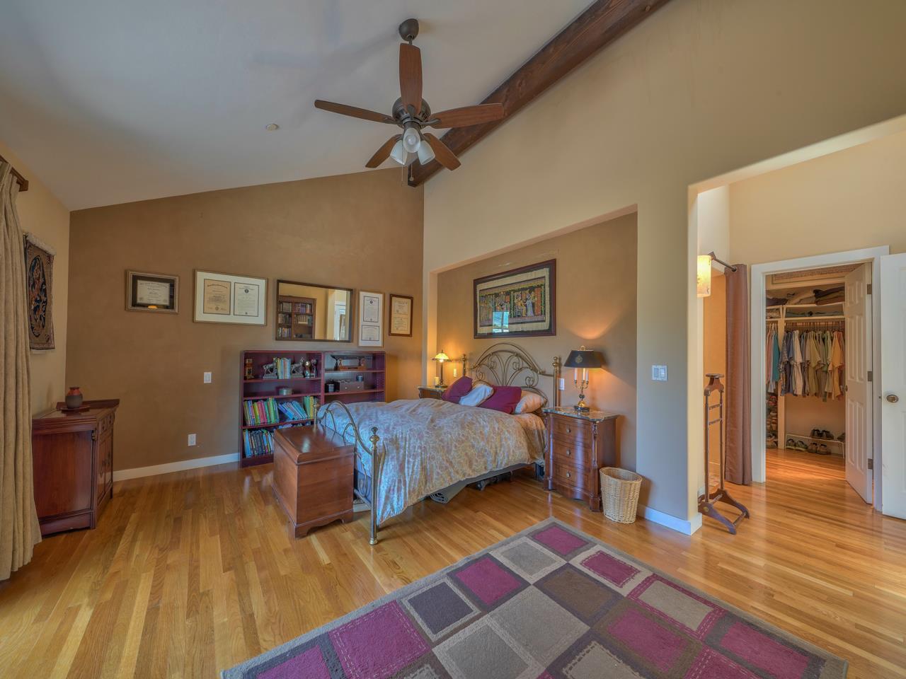 27470 Schulte Road Carmel, CA 93923 - Photo 20 of 56 a bed room with furniture and wooden floor