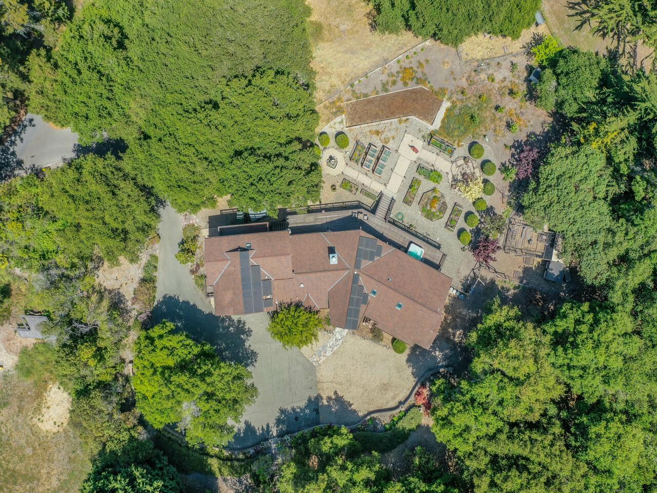 27470 Schulte Road Carmel, CA 93923 - Photo 42 of 56 an aerial view of a house with a yard