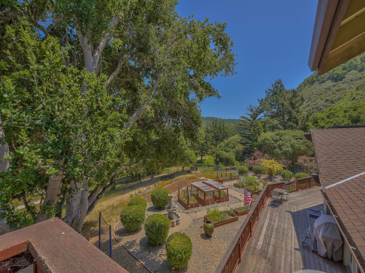 27470 Schulte Road Carmel, CA 93923 - Photo 47 of 56 a view of a balcony with two chairs and a table