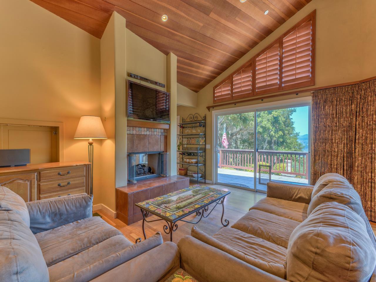 27470 Schulte Road Carmel, CA 93923 - Photo 7 of 56 a living room with furniture and a fireplace