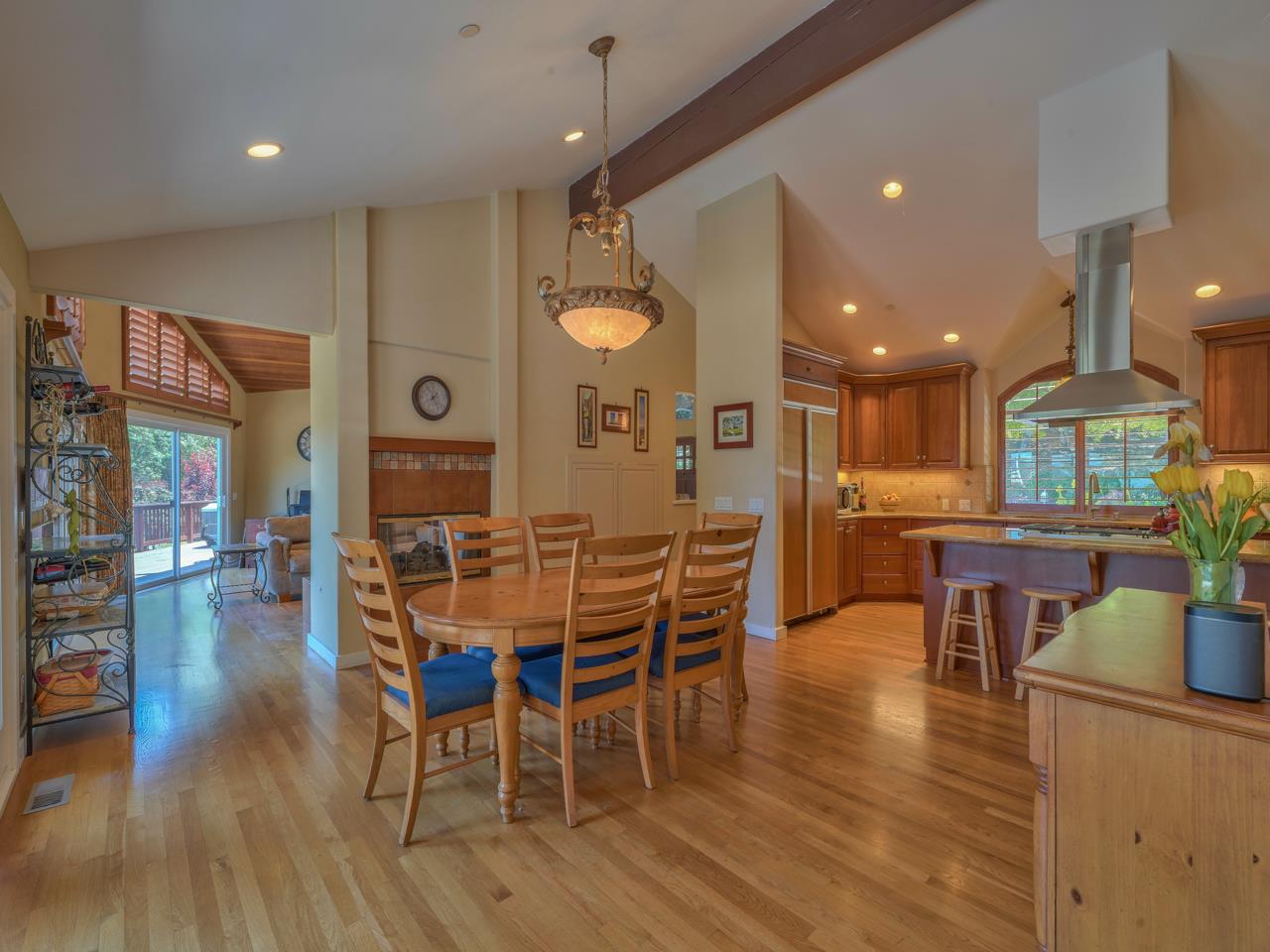 27470 Schulte Road Carmel, CA 93923 - Photo 9 of 56 a view of a dining room with furniture and wooden floor
