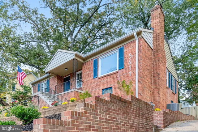a view of a house with a patio