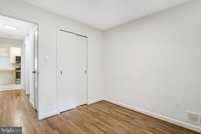 wooden floor in an empty room