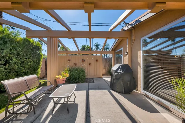 a view of an outdoor space with a patio