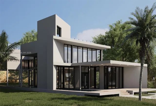 a view of house with backyard and porch