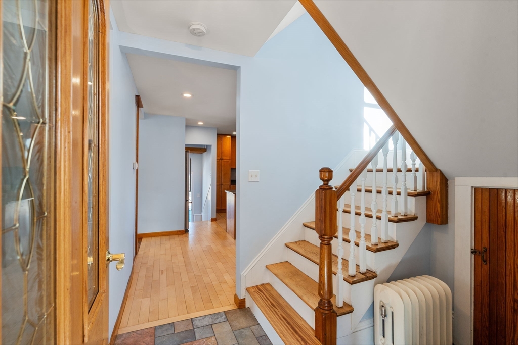 38 Fairfield Street Maynard, MA 01754 - Photo 4 of 42 a view of an entryway with wooden floor