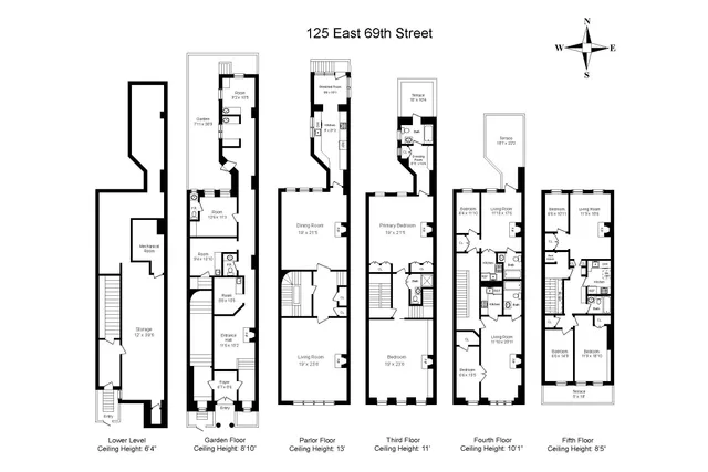 a front view of residential building
