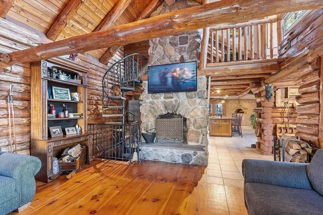 a outdoor living space with patio furniture