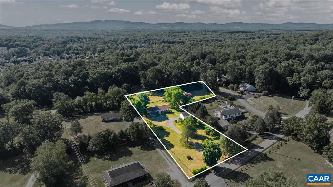 6134 Spring Hill Road Ruckersville, VA 22968 - Photo 54 of 54 an aerial view of house with yard