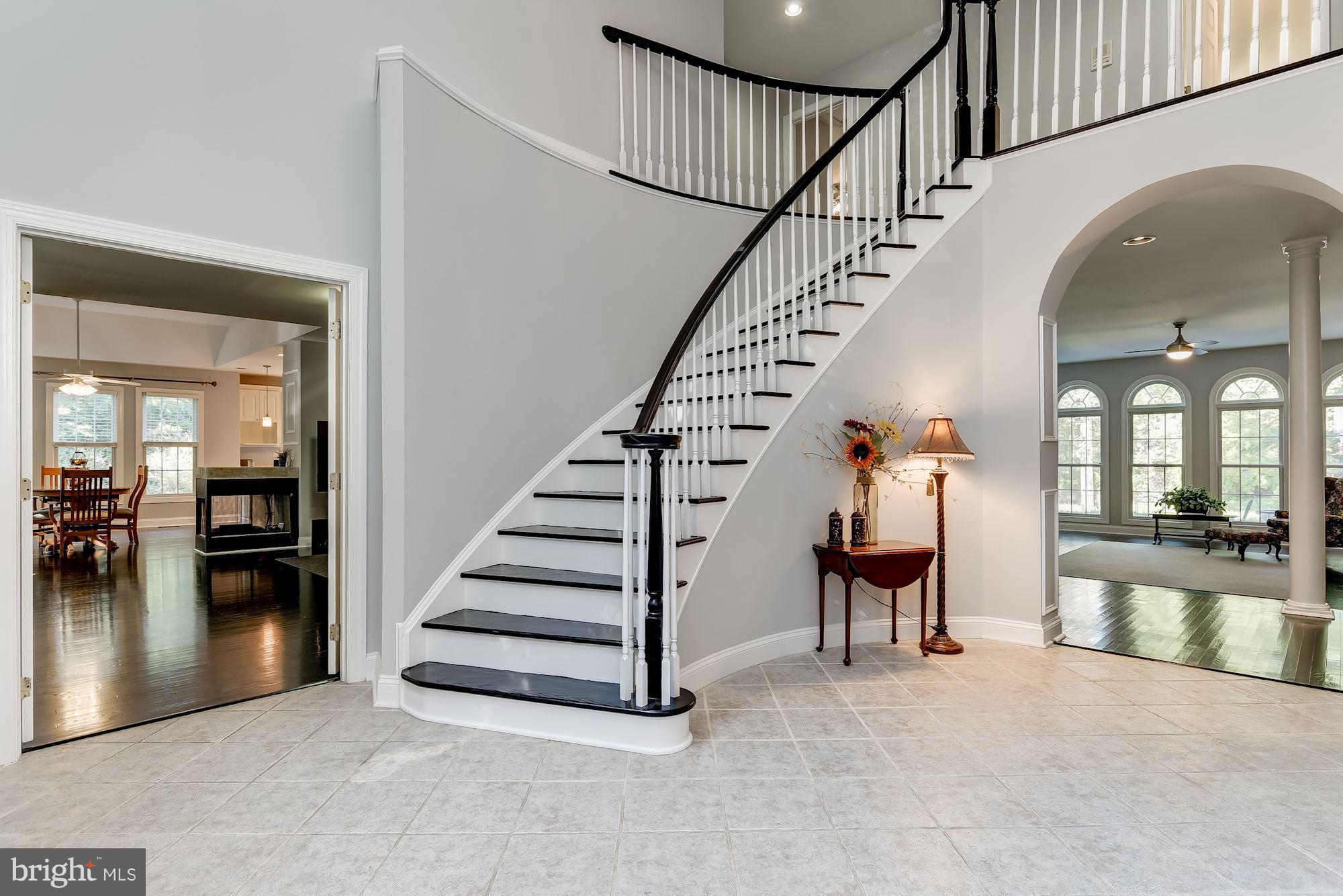 Picturesque foyer welcomes you into the home