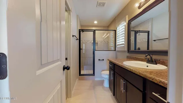 a view of bathroom with shower