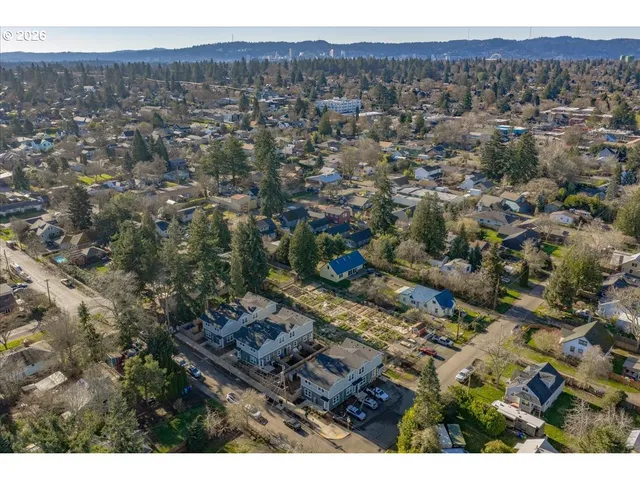 a front view of a building