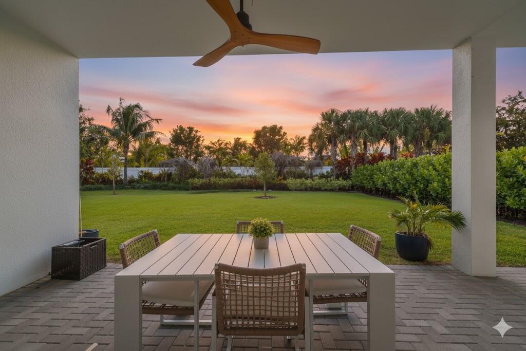 17574 Sparkling River Road Boca Raton, FL 33496 - Photo 26 of 104 Backyard Twilight