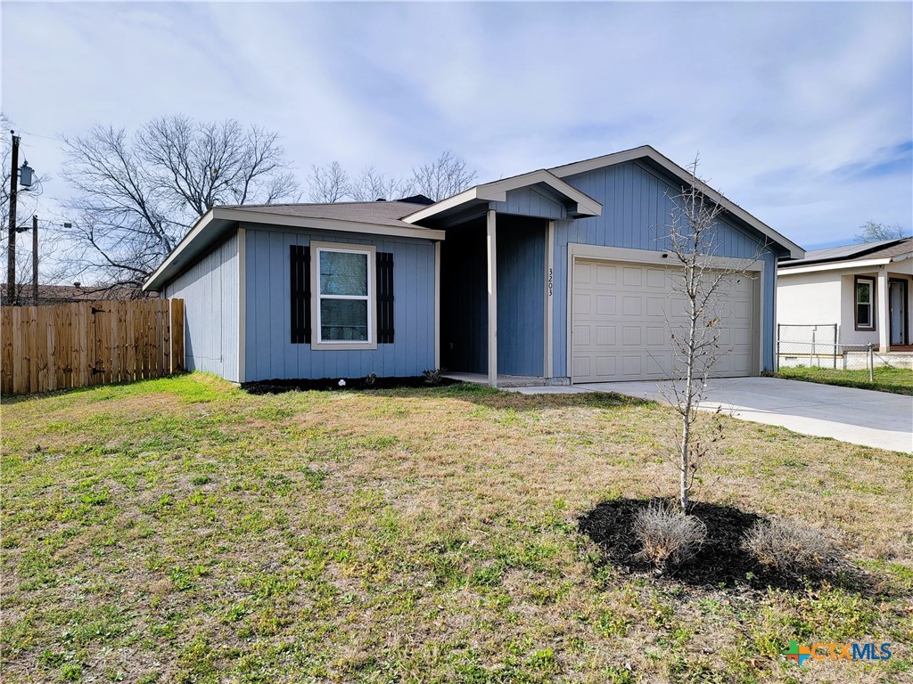 a house with a sink in front of it