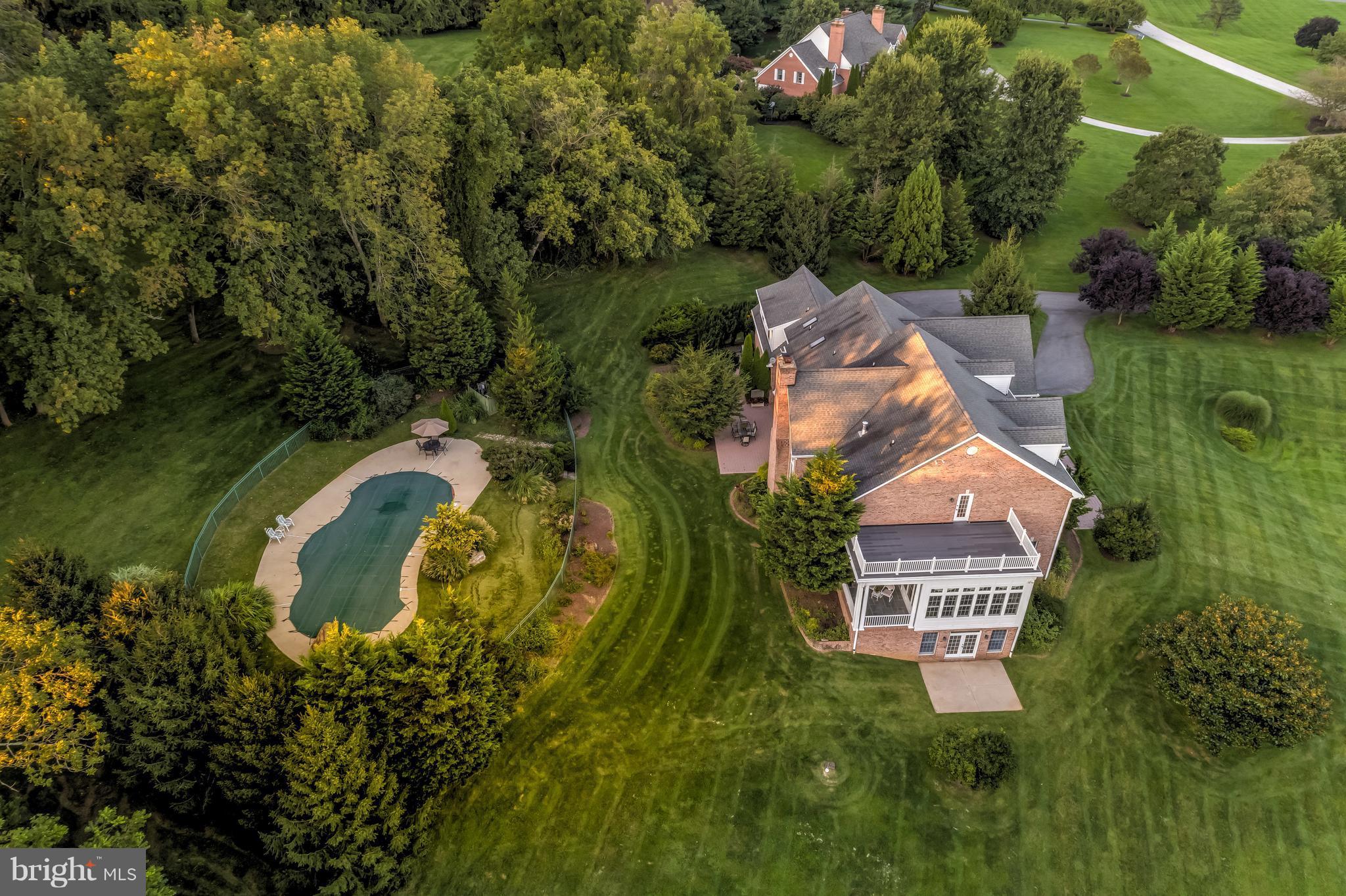 1128 Western Run Road Cockeysville, MD 21030 - Photo 22 of 30 an aerial view of residential house with outdoor space and trees all around